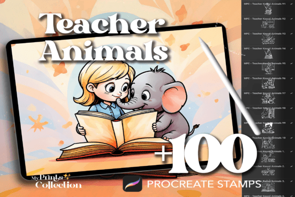 100 Animals Teacher Day Procreate: A Creative Tool for Educational Art