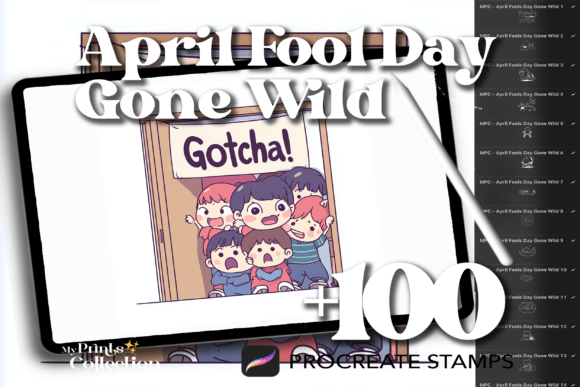 100 Procreate April Fool Day Gone Wild: A Creative Toolkit for Digital Artists