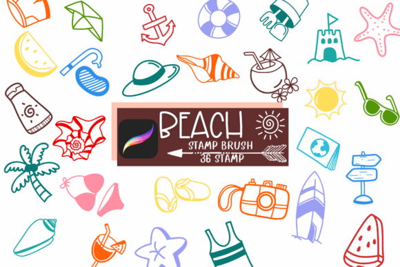 Beach Procreate Stamp Brush: Strategic Creativity for Summer-Themed Design
