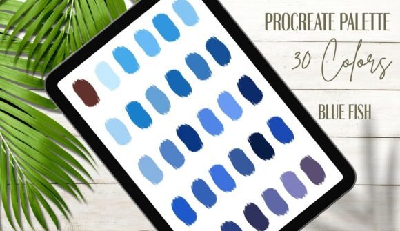 Blue Fish Procreate 30 Colors Palette: A Practical Guide for Creative Workflow Integration