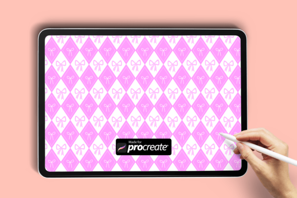 Coquette Diamond Pattern Procreate Brush – A Designer’s Secret for Elegant Digital Art