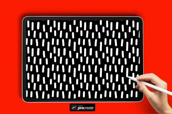 Enhance Your Procreate Designs with the Modern Dash Brush