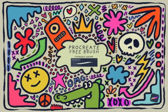Free Strange Inker Procreate Brush: A Digital Artist’s Secret Weapon