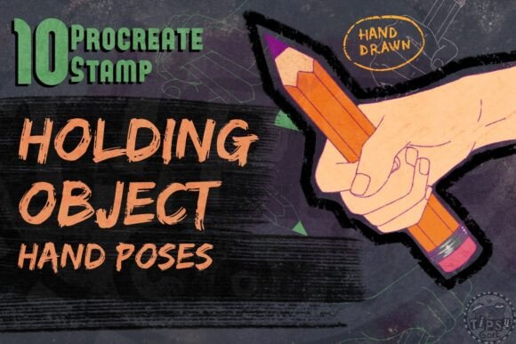 Holding Object Hand Stamps: A Practical Tool for Artists in Procreate