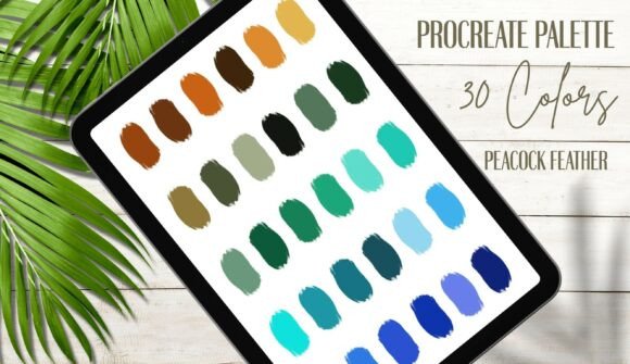 Peacock Feather Eco Palette 30 Colors: A Designer’s Guide to Nature-Inspired Creativity