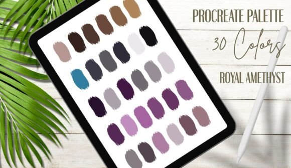 Procreate — Royal Amethyst: A Luxurious Palette for Designers and Creators
