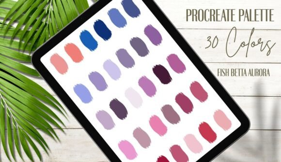 The Betta Aurora Procreate Palette 30 Color: A Digital Artist’s Guide to Nature-Inspired Creativity