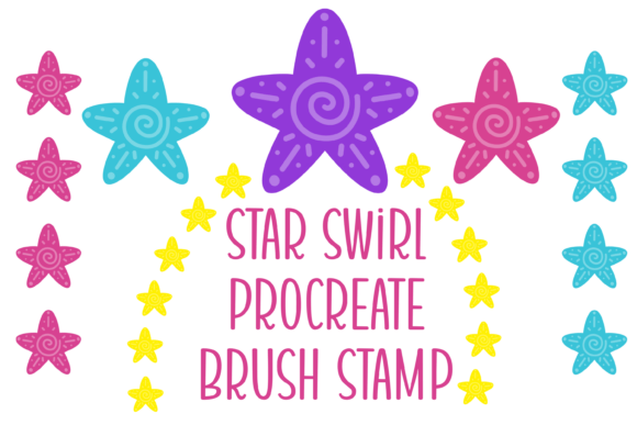 Unlocking Creativity with the Star Swirl Procreate Border Stamp Brush
