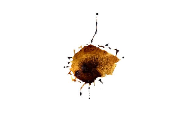 Vintage Coffee Spill Texture: A Versatile Design Element for Real-World Projects